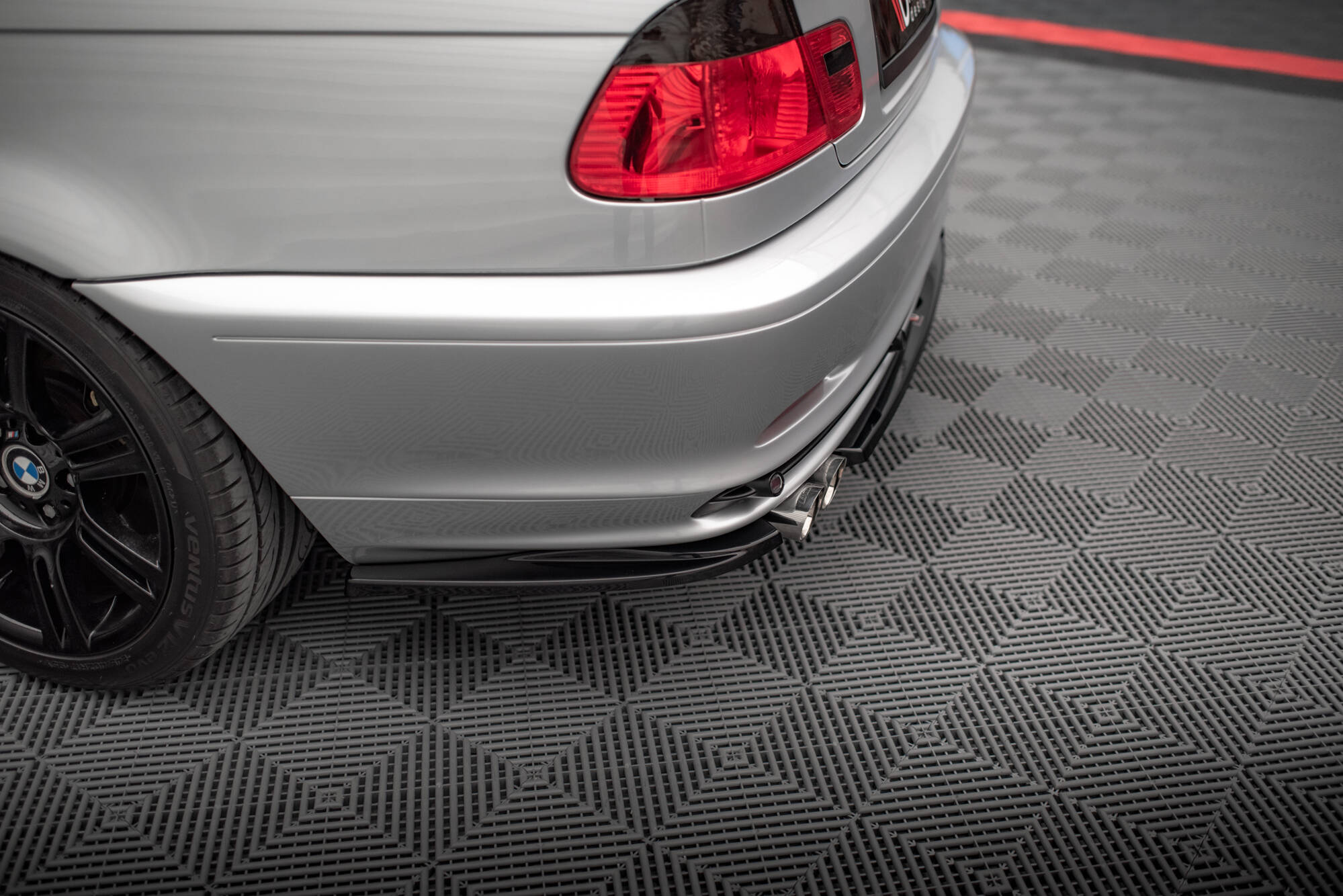 REAR SIDE SPLITTERS for BMW 3 E46 MPACK COUPE