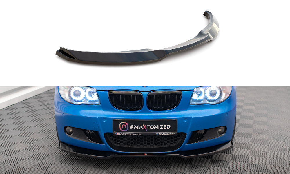 Front Splitter V.1 BMW 1 M-Pack E87 Facelift - JFCarParts